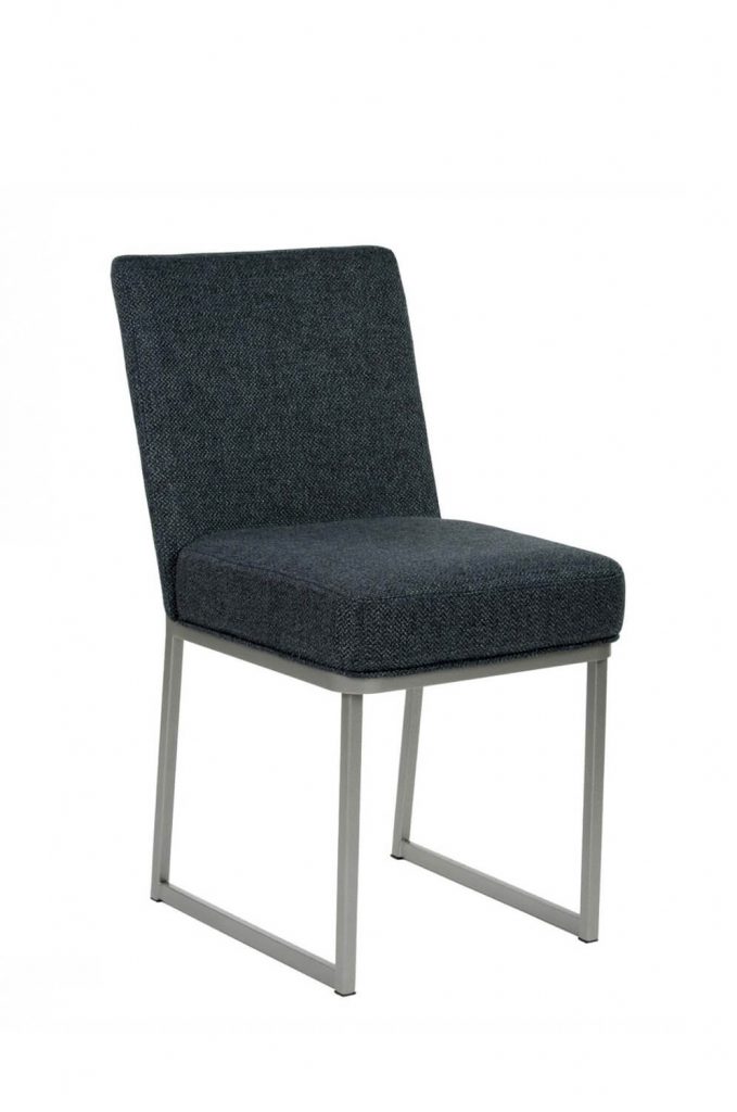 Wesley Allen's Marbury Modern Upholstered Dining Chair with Sled Base