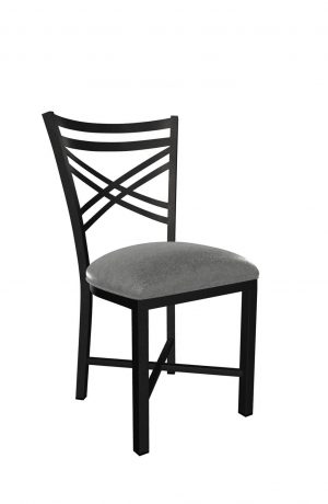 Wesley Allen's Raleigh Black Dining Chair with Cross Back