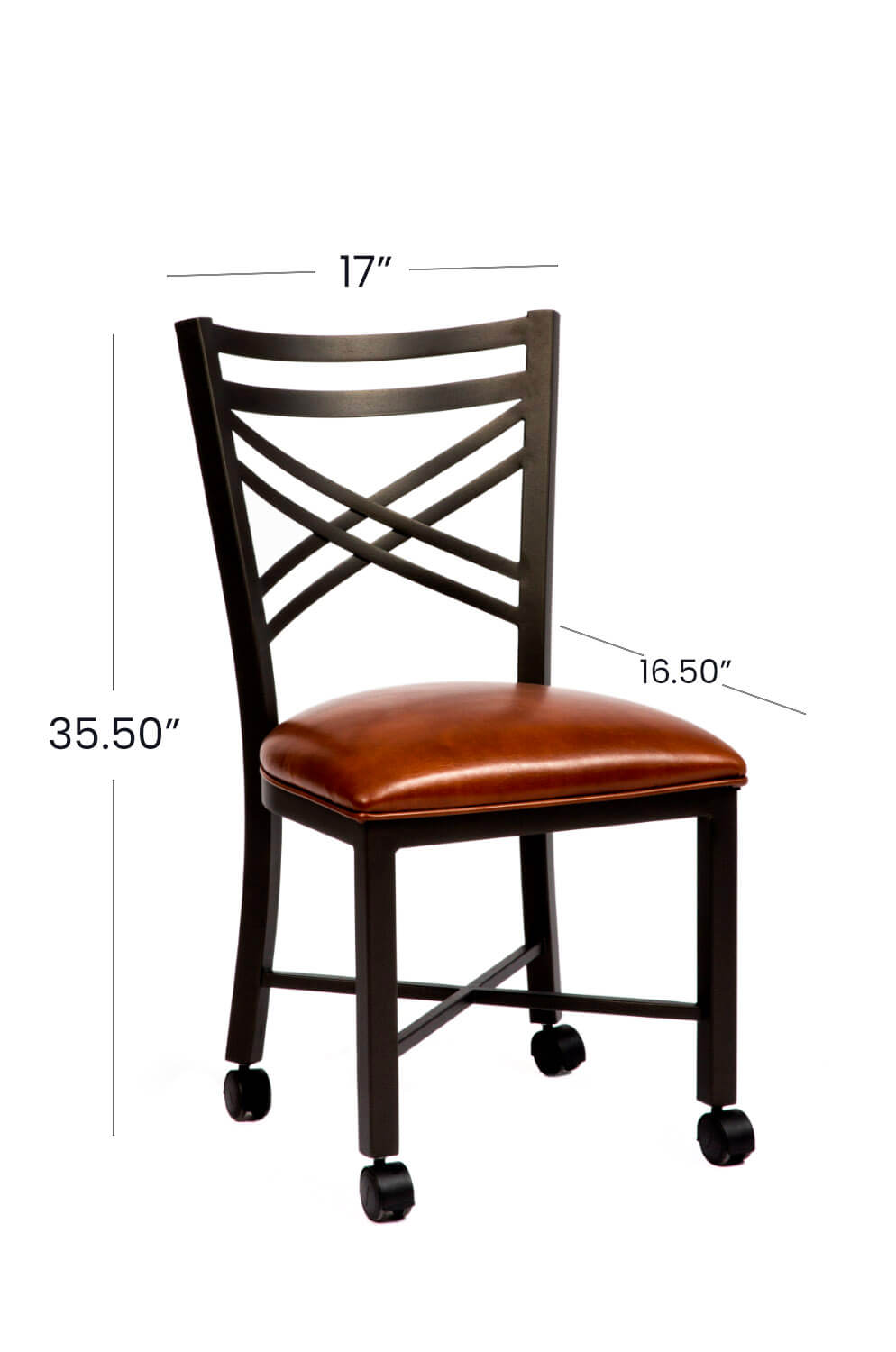 Raleigh Dining Chair with Casters