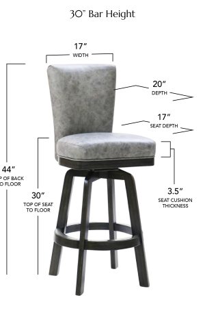 Bar Height Dimensions