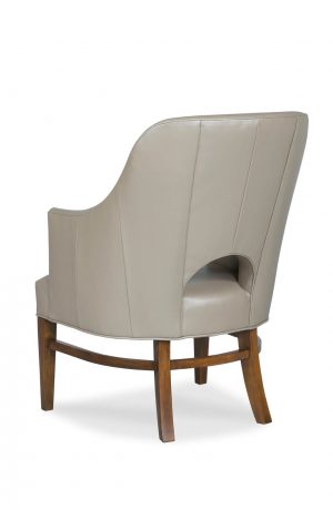 Fairfield's Vanessa Upholstered Wood Dining Chair with Tall Back and Arms - View of Back