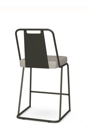 Amisco's Cassidy Stationary Modern Barstool - View of Back