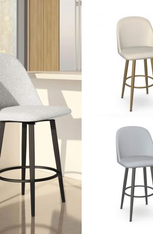 Amisco's Zahra Modern Swivel Custom Made Bar Stool