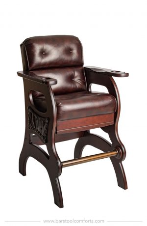 Darafeev's Mann Sports Theater Luxury Bar Stool with Arms