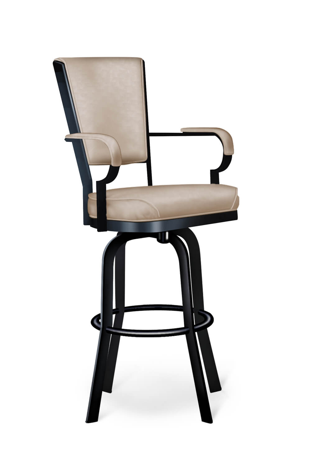 Lisa Furniture's #2045 Tilt Swivel Bar Stool with Arms - Free Shipping!