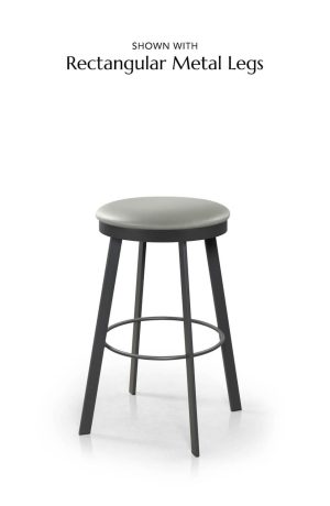 Shown with Rectangular Metal Legs