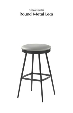 Shown with Round Metal Legs