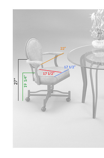 #810 Tilt Swivel Chair Dimensions