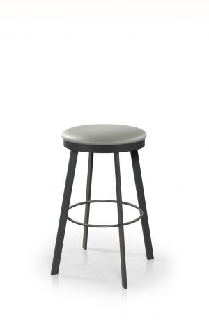 Trica's Ally Backless Swivel Bar Stool with Round Seat