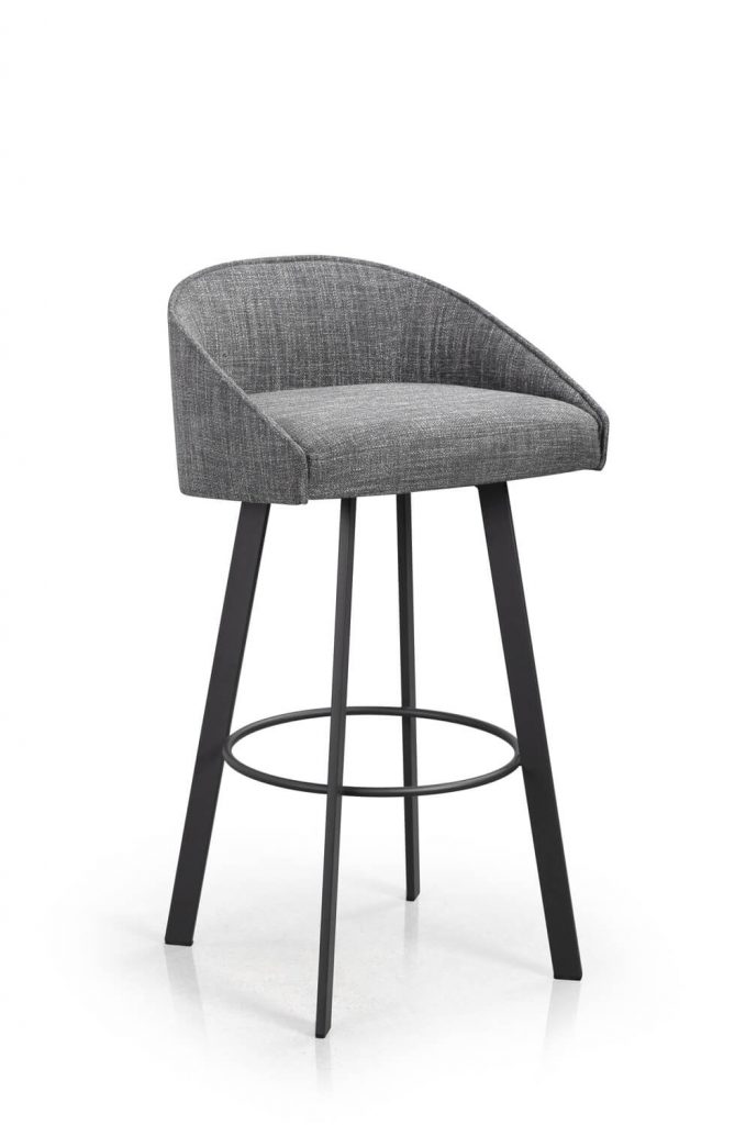 Comfortable Bar Stool, Counter Height Bar Stools With Short Back