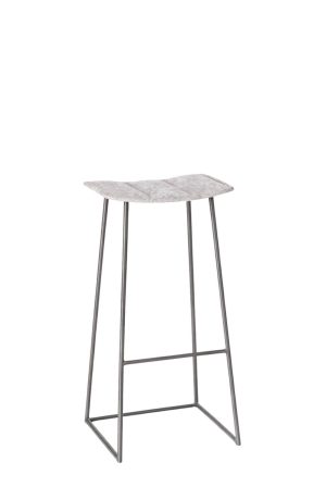 Trica's Palmo Minimal Backless Bar Height Bar Stool