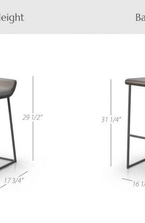 Trica's Zoey Stool in Counter Height and Bar Heights