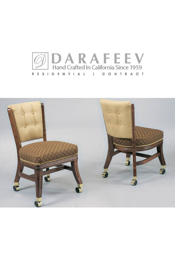 960 Maple Wood Upholstered Dining, Dining Chairs With Arms And Castors