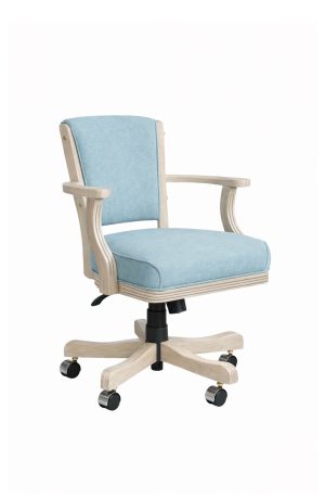 Darafeev's 960 Rustic Driftwood Caster Dining Arm Chair