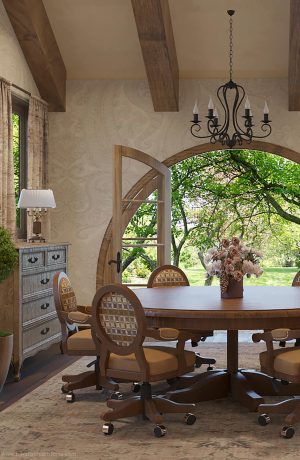 Wood Finish: Brunswick Espresso • Back Cushion: Candace Beige, fabric • Seat & Arm Cushion: Mars Jute • Caster Leg Finish: Antique Brass