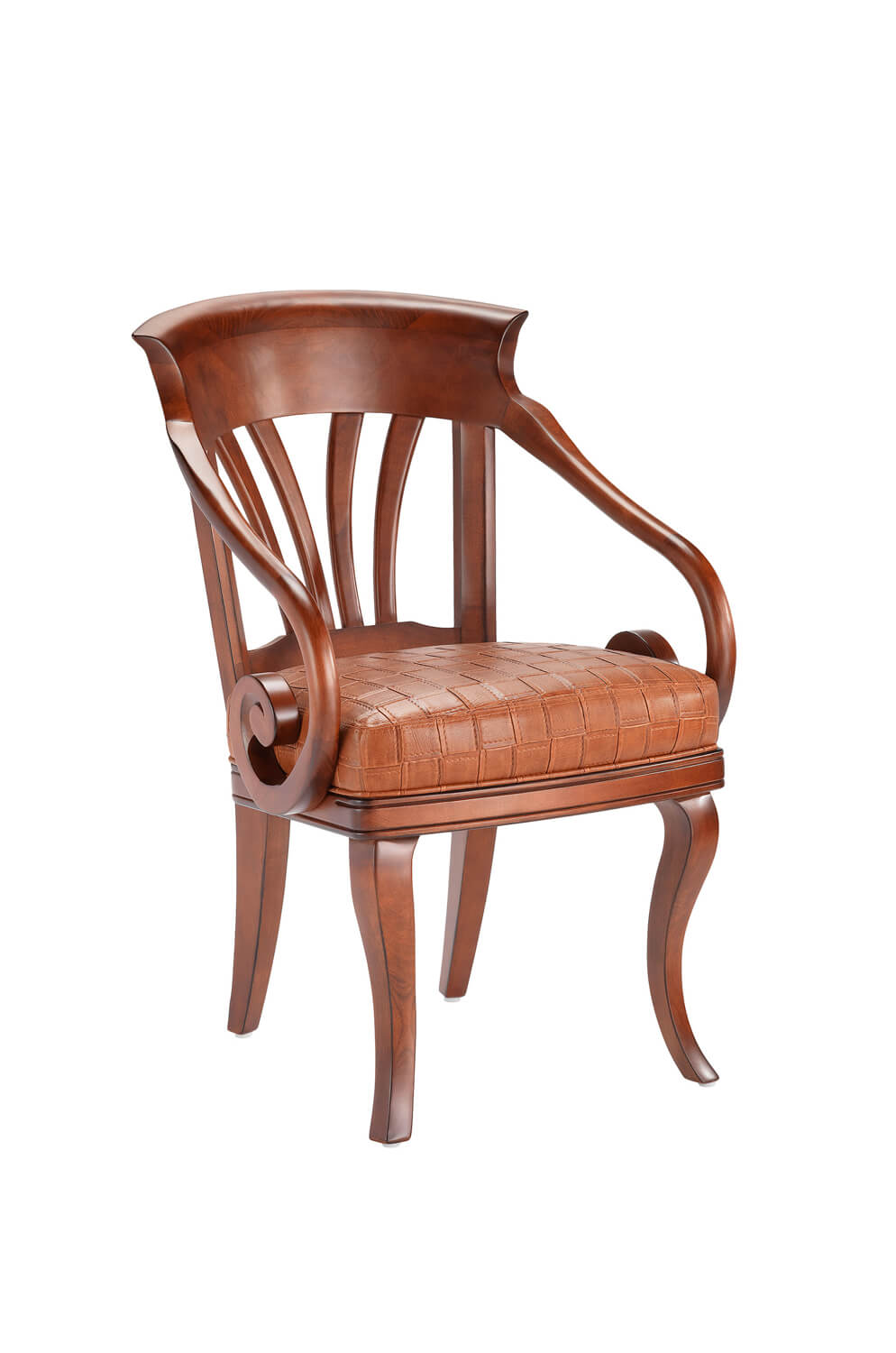 960 Nomad Maple Upholstered Arm Club Chair