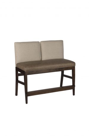 Darafeev's Roncy 2-Seater Flexback Bar Stool Bench
