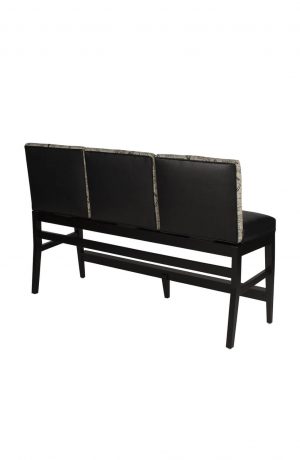 Darafeev's Roncy Flexback 3-Seater Bar Stool Bench - View of Back