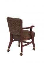 Darafeev's 960 Club Chair with Arms and Casters - Back View