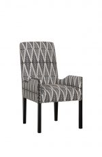 Fairfield's Watermill Upholstered Arm Chair with Tall Back and Wooden Frame