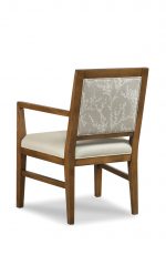 Fairfield's Potter Wood Dining Arm Chair with Seat and Back Cushion - View of Back