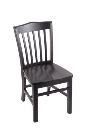 Holland's 3110 Hampton Black Dining Chair with Slat Back Design