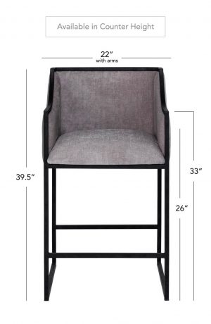 Wesley Allen's Mila Stool in Counter Height