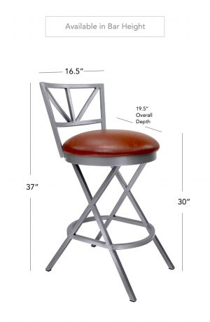 Wesley Allen's Gwen Stool in Bar Height