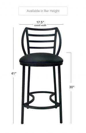 Wesley Allen's Quinn Stool in Bar Height