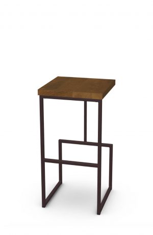 Metal Finish: 52 Oxidado • Seat Wood Finish: 47 Tiramisu, non-distressed
