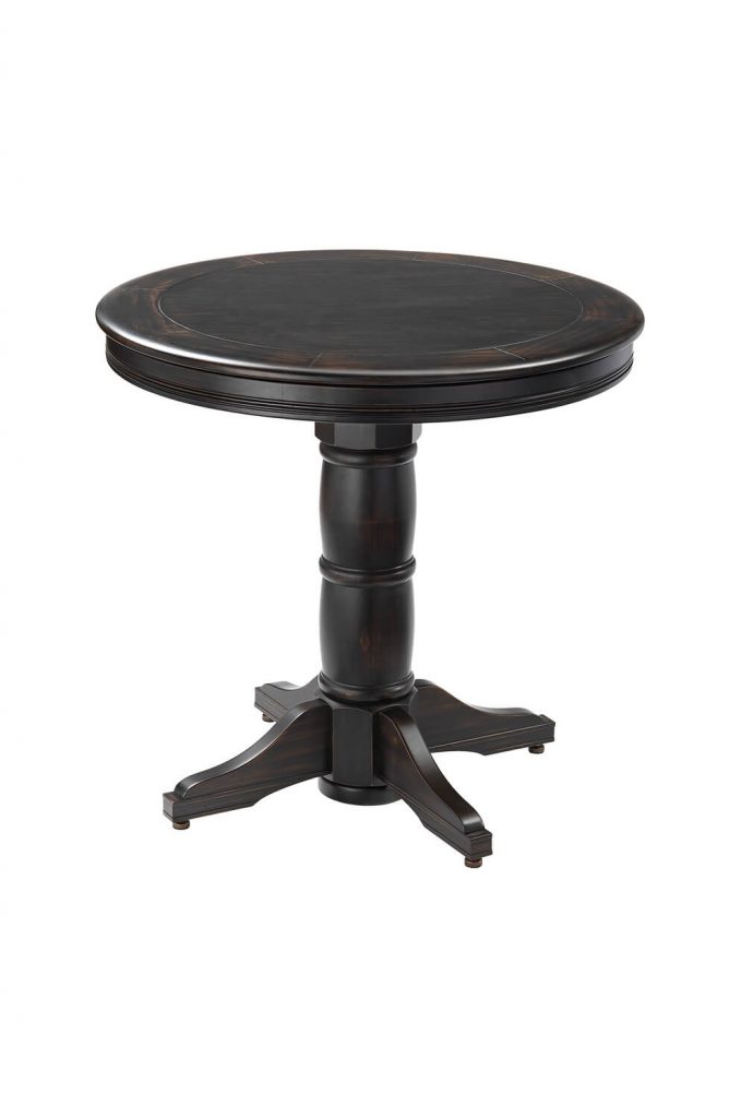 Darafeev's Balboa Poker Dining Pub Table in Graphite Wood