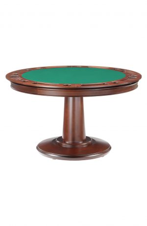 Darafeev's Liberty Wood Poker Table with Championship Green Felt