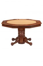 Darafeev's Serrengetti Traditional Poker Dining Table with Octagon Top with Felt