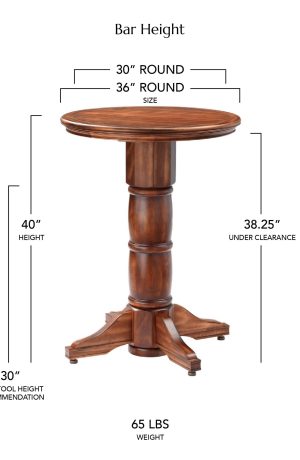 Bar Height Dimensions