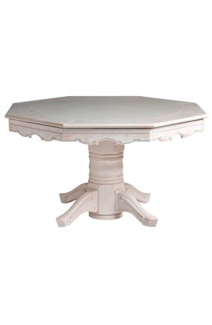 Darafeev's Classic Wood Dining Top in Rustic White