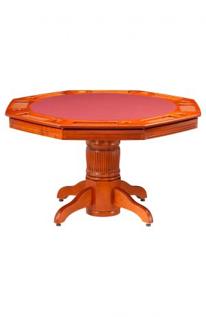 Darafeev's Corsica Traditional Wood Poker Table with Felt