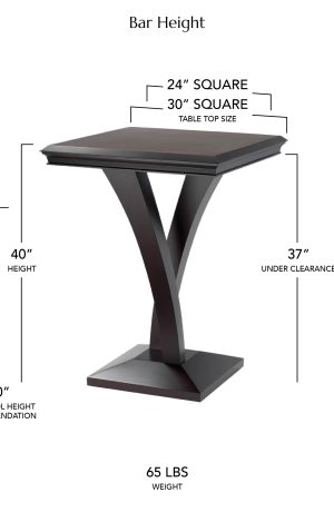 Bar Height Dimensions