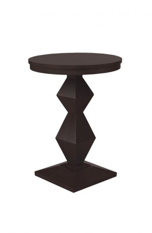 Darafeev's Euclid Espresso Wood Table - Modern Design