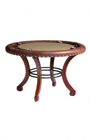Darafeev's Madrid Luxury Wood Round Poker Table