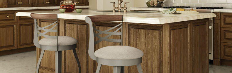 Featuring the Whisky stools by Amisco