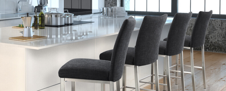 Featuring the Biscaro stools by Trica
