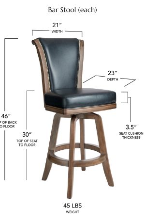 Bar Height Dimensions