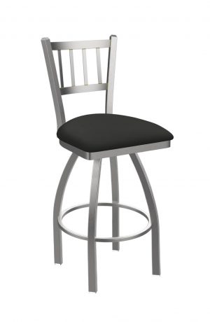 Holland's Contessa Outdoor Swivel Bar Stool in Breeze Graphite