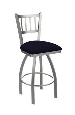 Holland's Contessa Outdoor Swivel Bar Stool in Breeze Sapphire