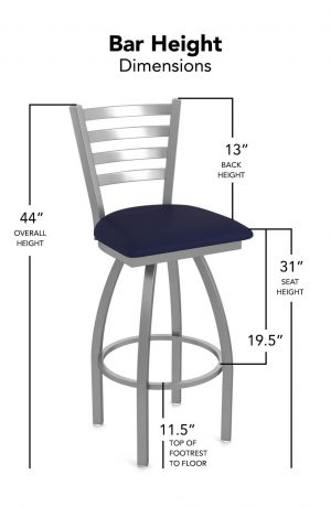 Holland's Jackie Outdoor Swivel Bar Height Stool Dimensions