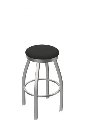 Holland's Misha Outdoor Backless Swivel Bar Stool in Breeze Graphite