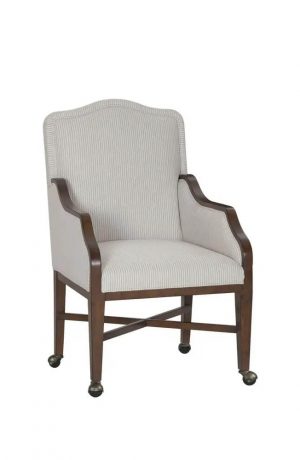 Fairfield's Anderson Dining Arm Chair with Casters