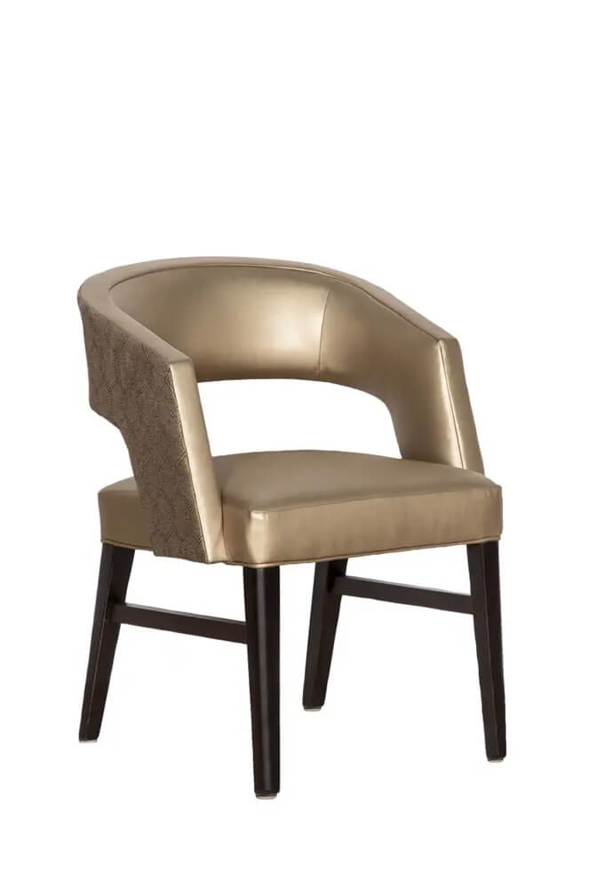Bryant Upholstered Dining Chair with Curved Back
