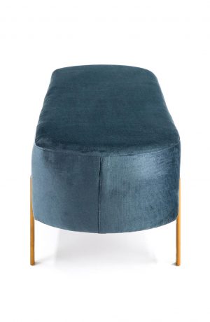 Wesley Allen's Alexa Modern 55" Inch Upholstered Bench - Side