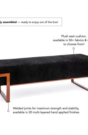 Wesley Allen's Athena Bench Features - Arrives Assembled